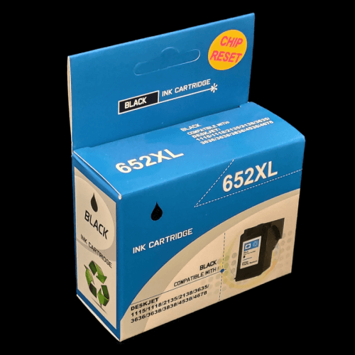 Tonery Náplně Cartridge HP 652 XXL, HP F6V25AE - kompatibilní (Čierna)