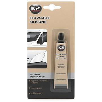 K2 FLOWABLE SILICONE 21g – silikónové tesnenie autoskiel a reflektorov