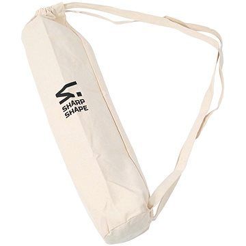 Sharp Shape Canvas Yoga bag beige