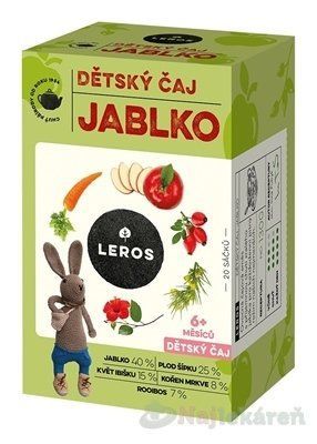 LEROS DETSKÝ ČAJ JABLKO