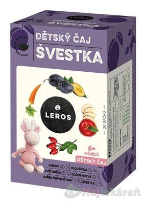 LEROS DETSKÝ ČAJ SLIVKA