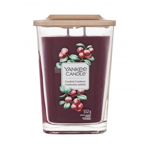 Yankee Candle Elevation Collection Candied Cranberry 552 g vonná sviečka unisex Cruelty free; Vegan