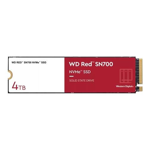 SSD 4TB WD Red SN700 NVMe M.2 PCIe Gen3 2280 WDS400T1R0C