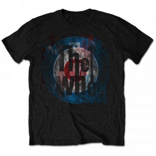 The Who - Tričko Target Texture - Muž, Unisex, Čierna, M