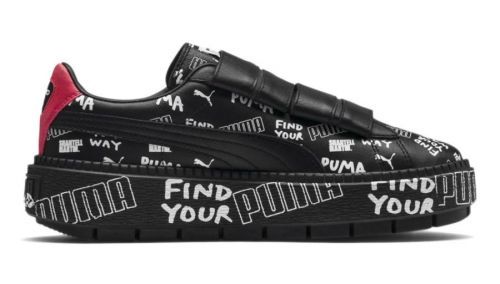 Puma Platform Trace Strap SM čierne 366533-02