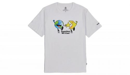 Converse Renew Together We Can Tee White biele 10023059-A02