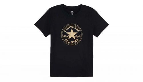 Converse Authentic Glam Chuck Patch Graphic Tee čierne 10023446-A01