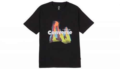 Converse Hybrid World Short Sleeve Tee čierne 10022305-A01