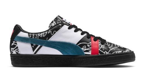 Puma x Shantell Martin Basket Graphic Sneakers farebné 366531-02