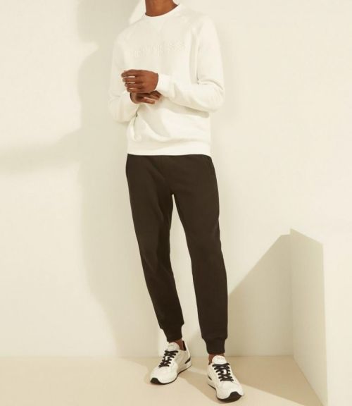 Pánska mikina U1YA02K9V31 - SCFY - Biela - Guess biela M