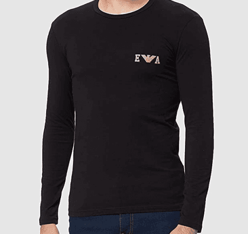 Pánske tričko 111023 1A526 - 00020 - Čierna - Emporio Armani čierna L