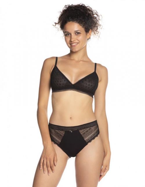 Dámske nohavičky BIKINI L-4004BI-02 2XL CZARNY 2XL