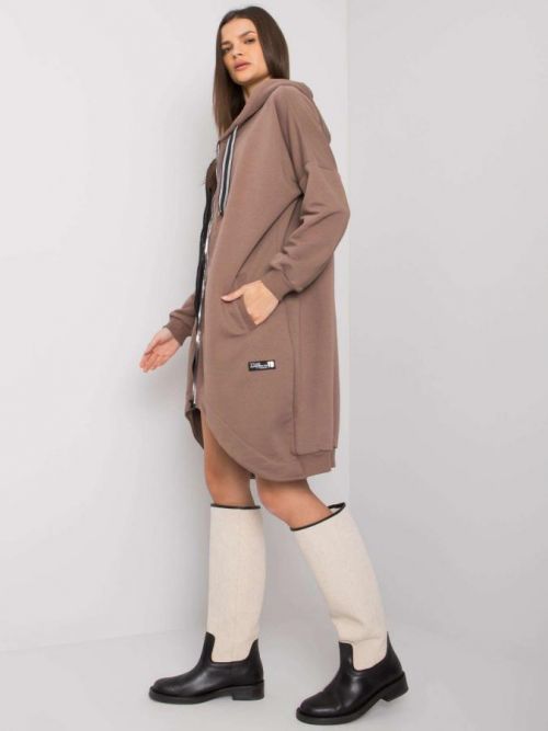 RUE PARIS Dámsky šedý pletený sveter S/M