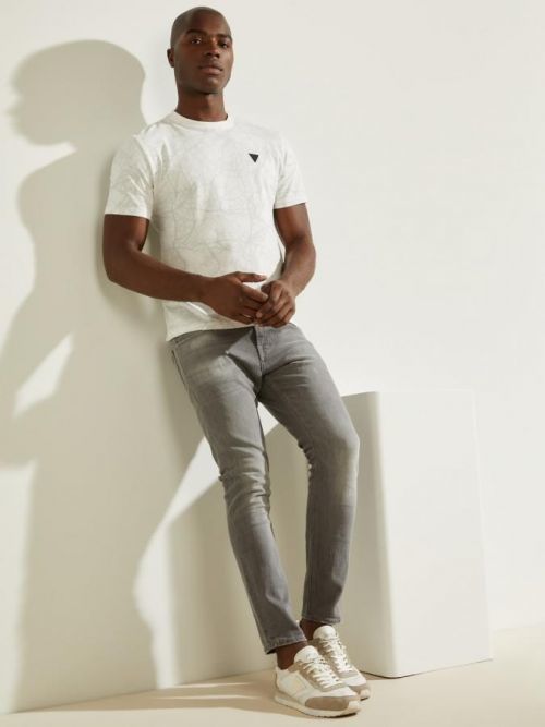 Pánske tričko U1BA11J1311 - P00M - Slonová kosť - Guess slonová kosť M