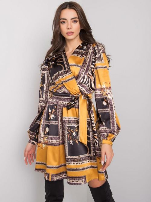 RUE PARIS Červenobiely sveter na gombíky XL