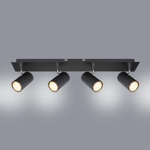 Stropné bodové svietidlo 57910-4B Čierna LS4
