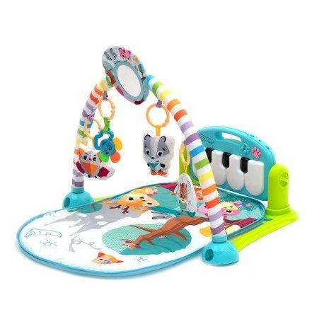 Detská interaktívna podložka s klavírom Ružová