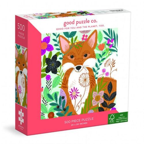 GPC Puzzle Lišky a kvety - 500 ks / Fox And Flowers - 500 pcs