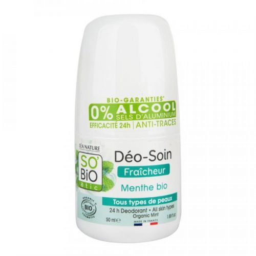 Dezodorant prírodný 24h osviežujúci s mätou 50 ml BIO   SO'BiO étic