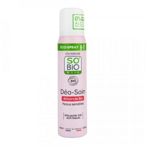 Dezodorant prírodný ECO SPRAY 24h mandle 100 ml BIO   SO'BiO étic