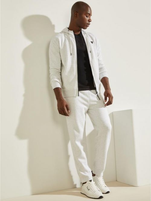 Pánska mikina U1BA04JR06S - SPHT - Melírovaná šedá - Guess šedá M