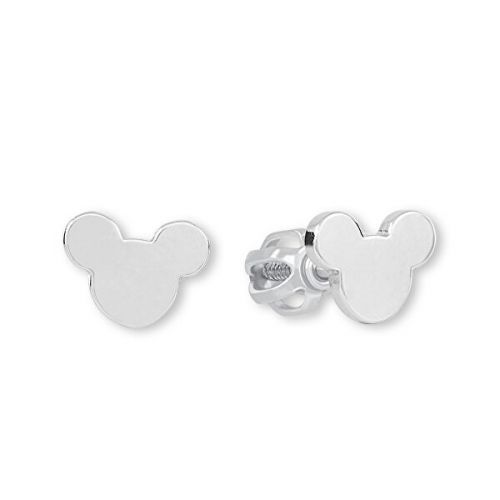 Brilio Štýlové náušnice z bieleho zlata Mickey Mouse 231 001 00656 07