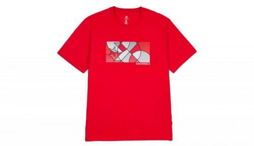 Converse Court Mosaic Tee červené 10022299-A03