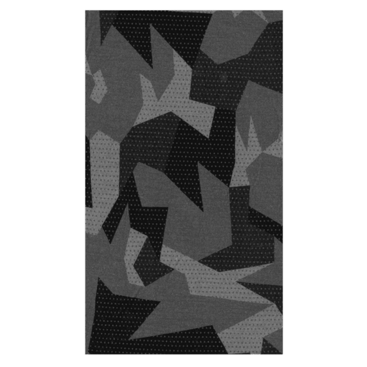 Multifunkčná šatka SENSOR Tube Merino impress čierna-camo