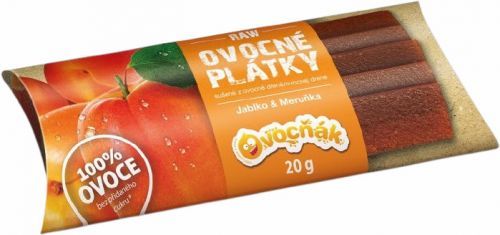 Ovocňák Ovocné plátky Jablko-marhuľa 20g