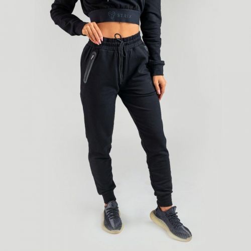 STRIX Dámske tepláky Essential Black  S