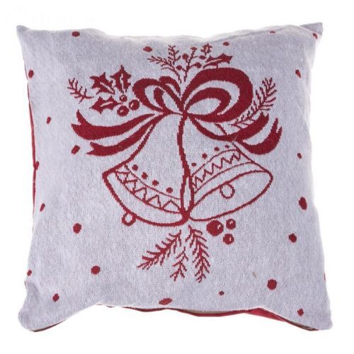 Dakls Vianočná obliečka na vankúšik Zvonky, 40 x 40 cm