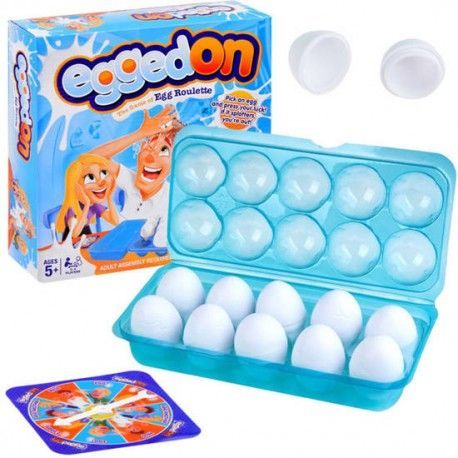 GR0282 Veselá rodinná hra EGGEDON - Vajíčková ruleta