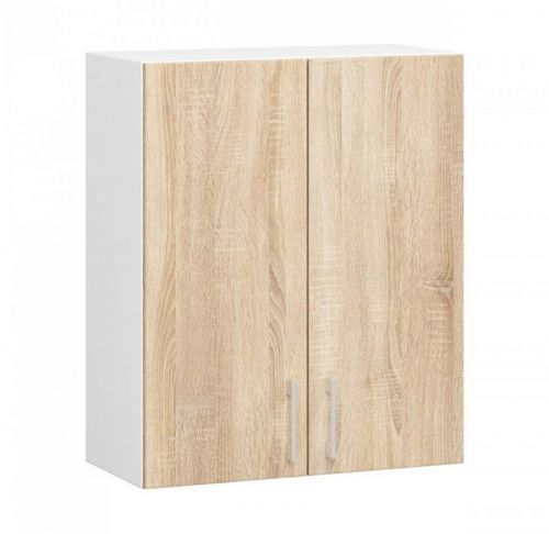 Kuchyňská závěsná skříňka W 60cm D2 H720 Artus bílá/sonoma