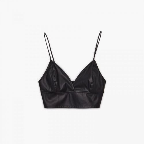 Cropp - Crop top - Čierna