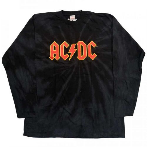 AC/DC - Tričko s dlhým rukávom Logo - Unisex, Čierna, 5XL