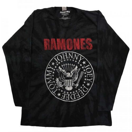 Ramones - Tričko s dlhým rukávom Presidential Seal - Unisex, Čierna, S