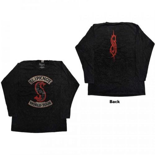 Slipknot - Tričko s dlhým rukávom Patched Up - Unisex, Čierna, 5XL