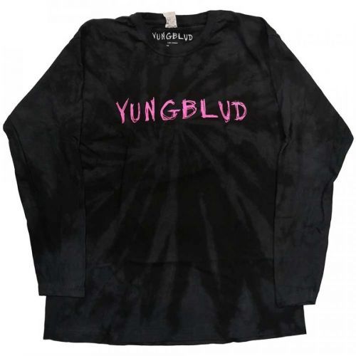 Yungblud - Tričko s dlhým rukávom Scratch Logo - Unisex, Čierna, 3XL