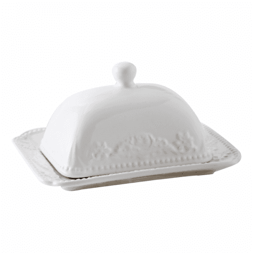 Maselnička, bílá, keramika, BUTTER HOME