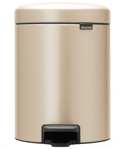 Pedálový odpadkový kôš Newlcon Brabantia champagne 5 l