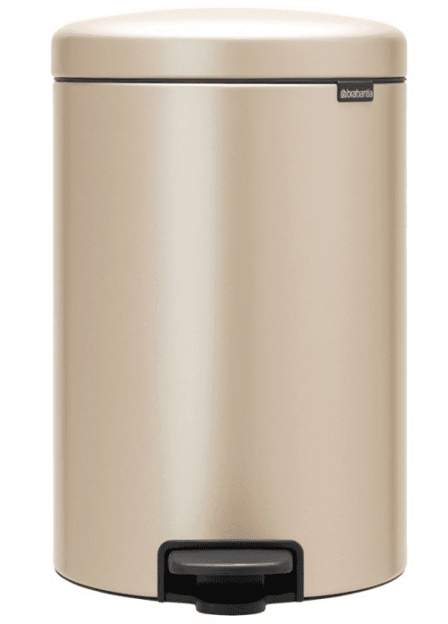 Pedálový odpadkový kôš Newlcon Brabantia champagne 20 l