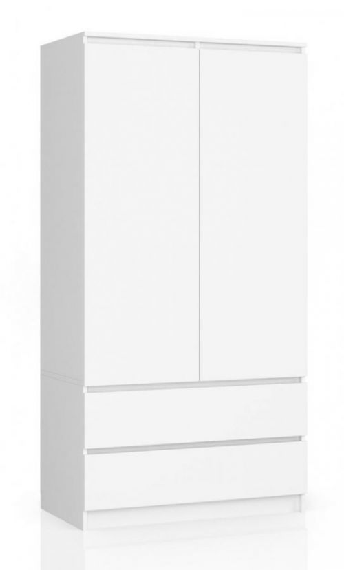 Šatní skříň Star I 90 cm bílá