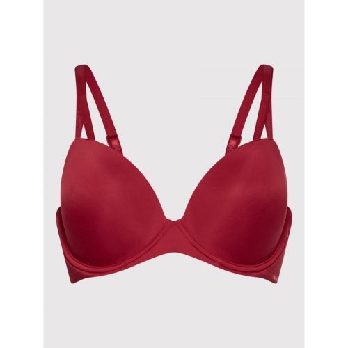 Dámska push up podprsenka - QF6016E - WJU - Červená - Calvin Klein červená 75B