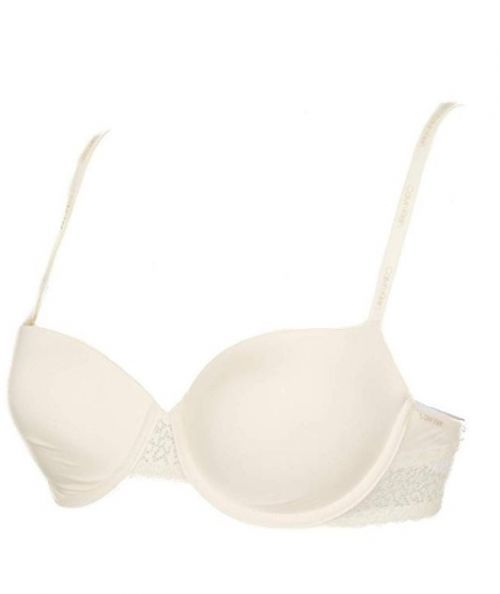 Podprsenka push-up QF5146E - 101 - krémová - Calvin Klein krémový 80D