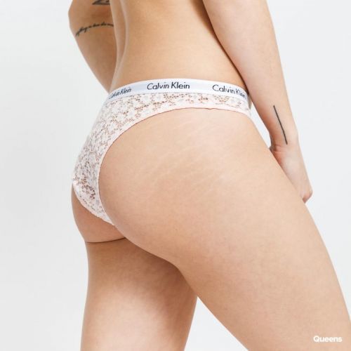Dámske brazílske nohavičky QD3859E - ETE - svetlo ružové - Calvin Klein svetlo ružová XS