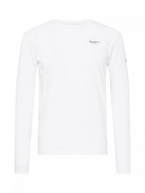 Pepe Jeans Tričko  biela / čierna / ohnivo červená