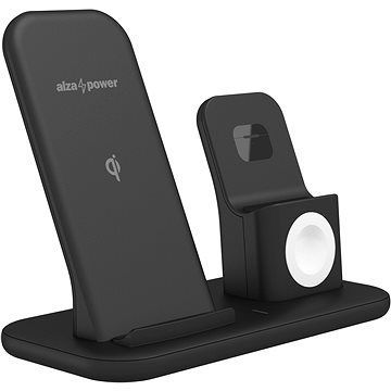 AlzaPower WFA130 PureCharge 3 in 1 Dock čierna