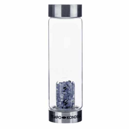 Skleněná láhev s kyanitem, 500 ml, CRYSTAL