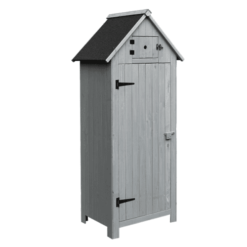 Zahradní skříňka na nářadí, šedá, ZENTA