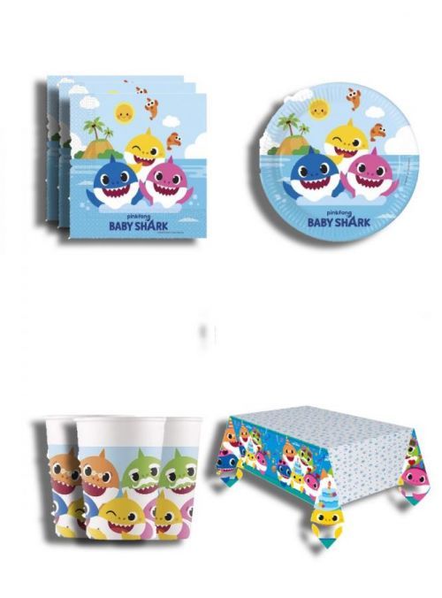 Oslava Baby Shark pre 8 osôb mix